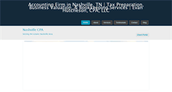Desktop Screenshot of evanhcpa.com
